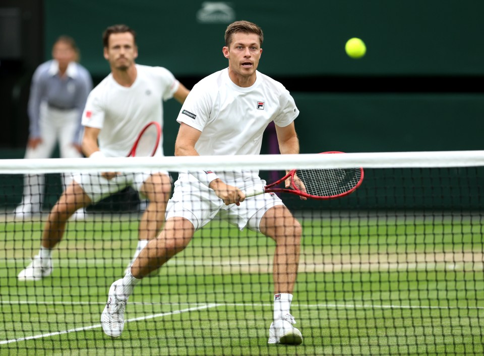 Skupski has now won three Grand Slam titles - with all coming at SW19