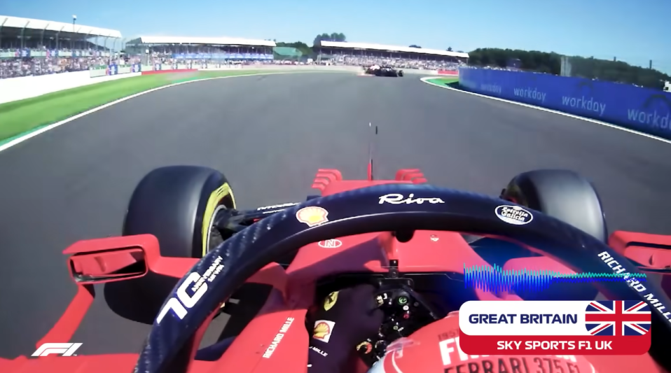 Lelcerc watched the incredible crash unfold