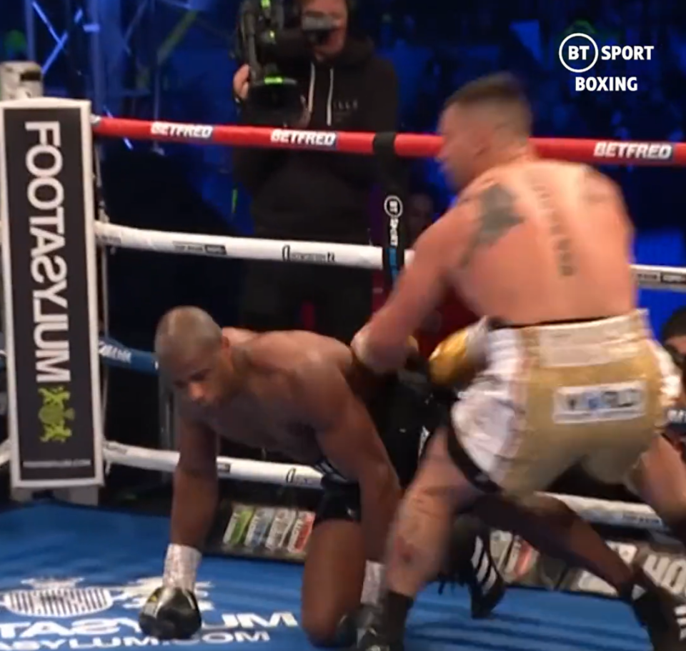 And he struggled to recover from that point