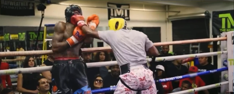Mayweather showed Blueface no mercy