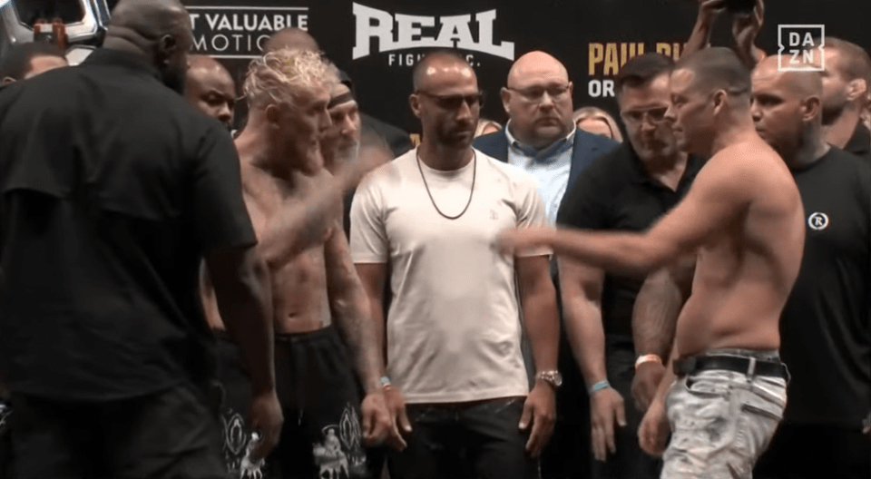 Things got heated as Paul and Diaz went face to face once again