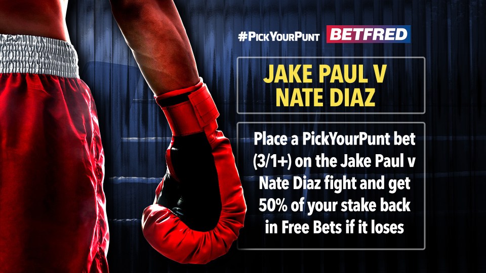 Get half your stake back if your #PickYourPunt loses on Saturday night.