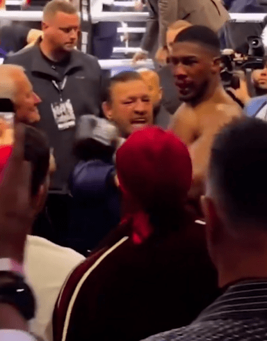 'Notorious' used his moment with AJ to mock KSI