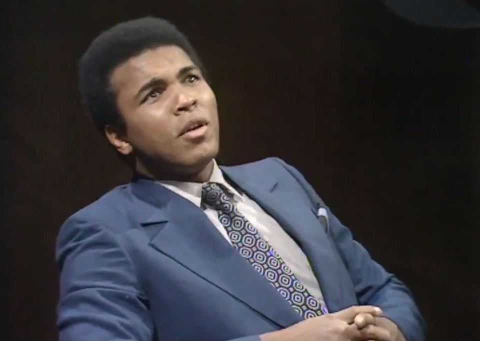 Boxer Ali made a famed appearance on Parkinson's show