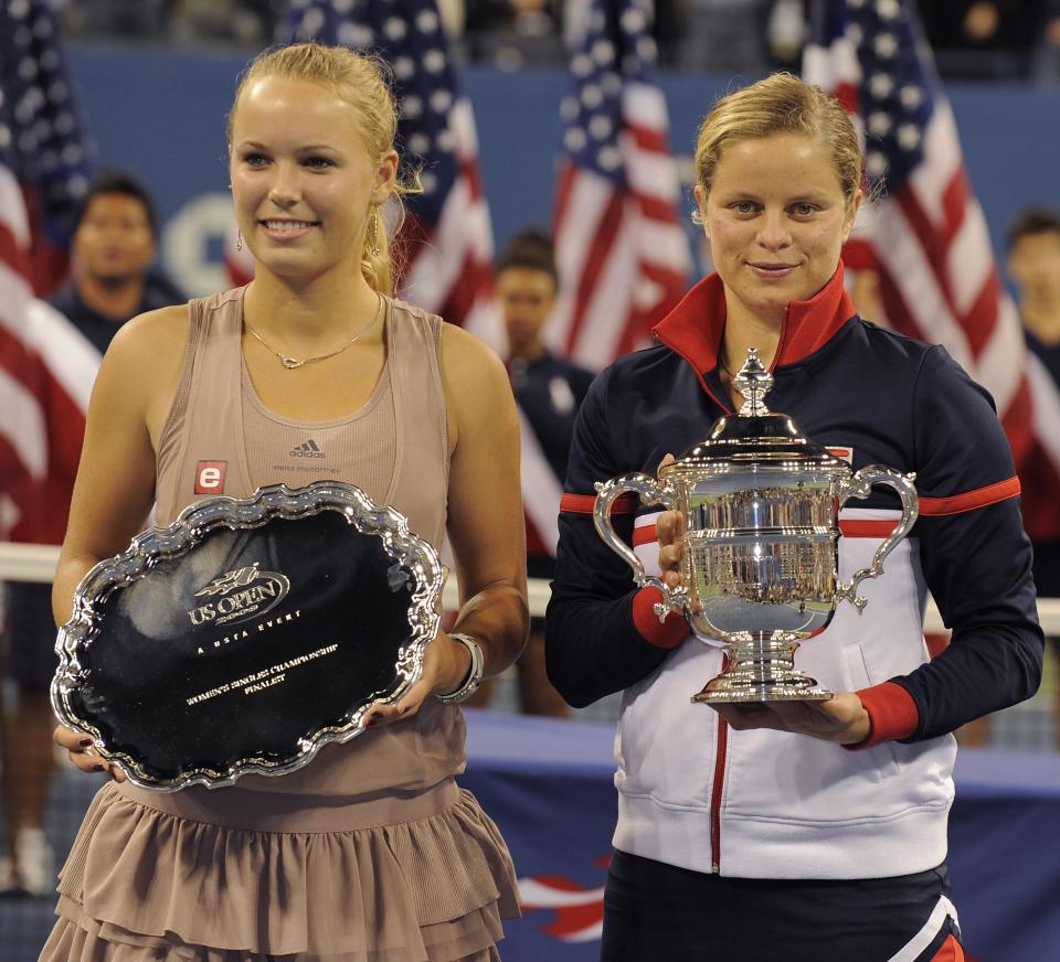 Wozniacki lost the first of her two US Open finals in 2009