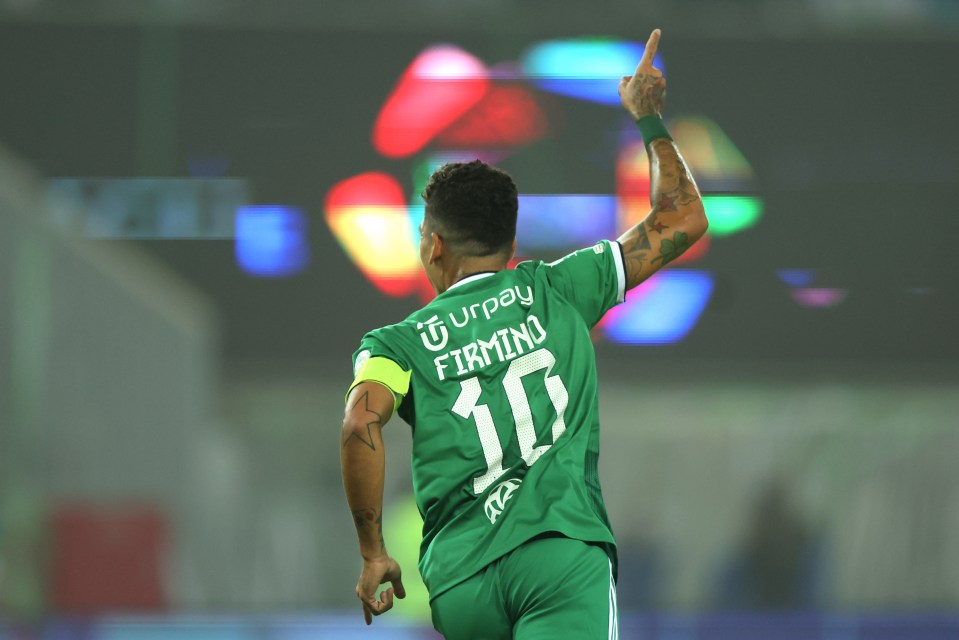 Firmino plays alongside former Premier League players Toney, Mahrez and Mendy