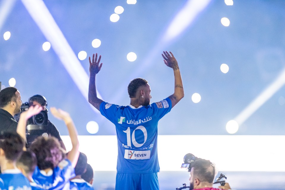 Neymar became the league's most expensive signing