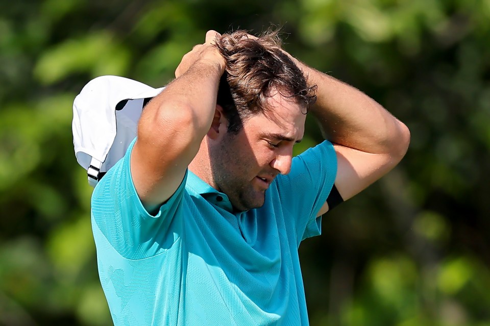 Scheffler was beaten by Hovland at the second play-off event on Sunday