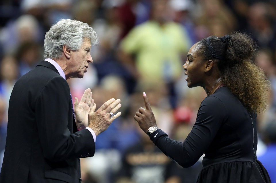 Williams called for the tournament referee during the final to make her point