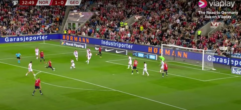 Odegaard scored in Norway's 2-1 win against Georgia on Tuesday night