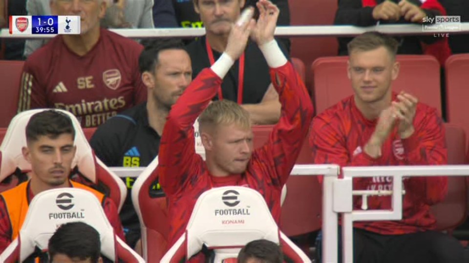 Carragher claims this reaction to a splendid Raya save was all for show