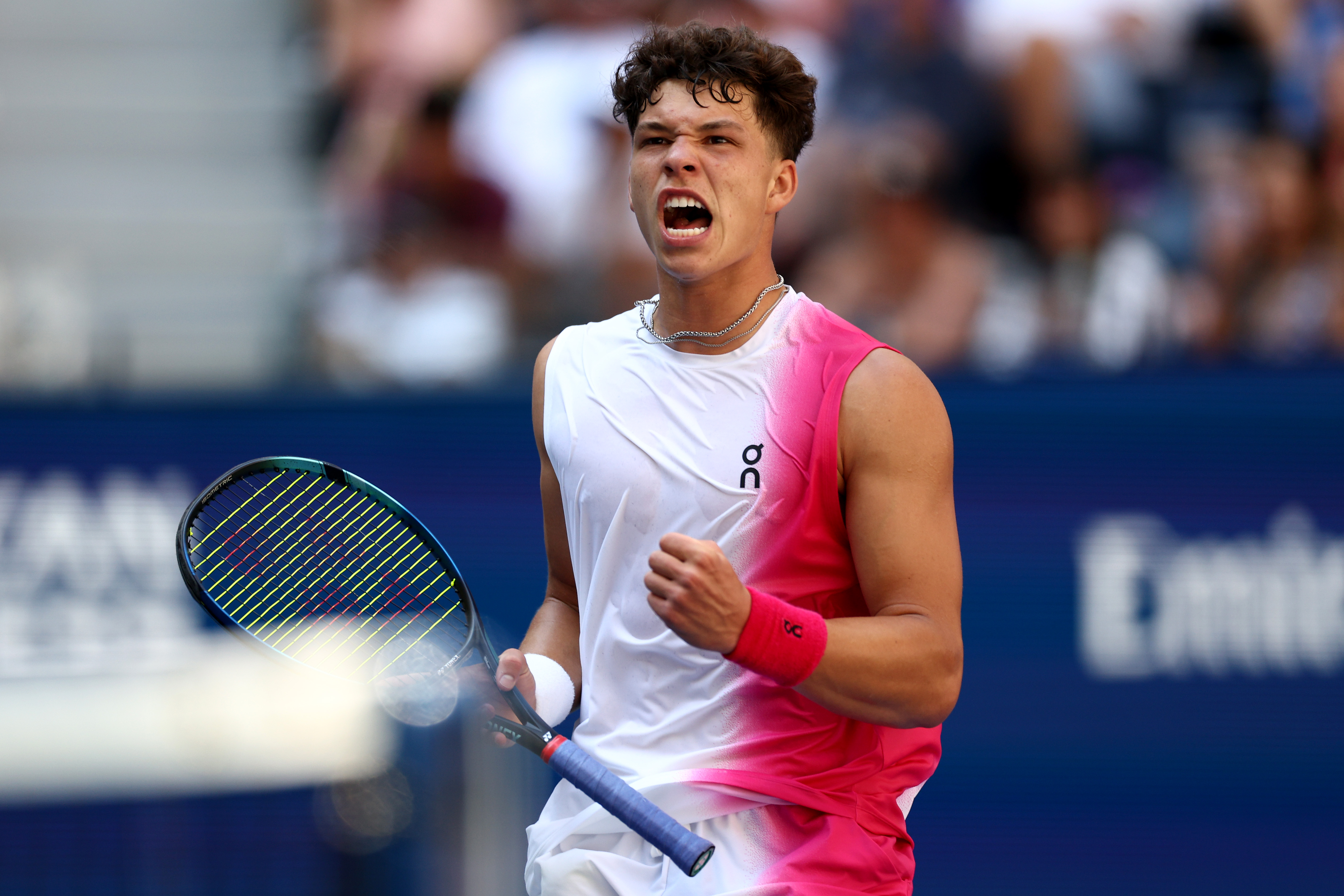 Shelton is just 20 and playing at the US Open for the second time