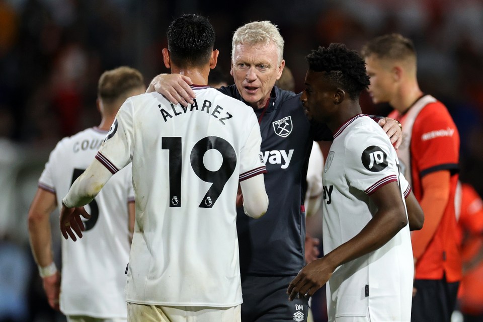 Moyes knows Alvarez is a key component in his midfield and hopes the Mexican can improve his disciplinary record