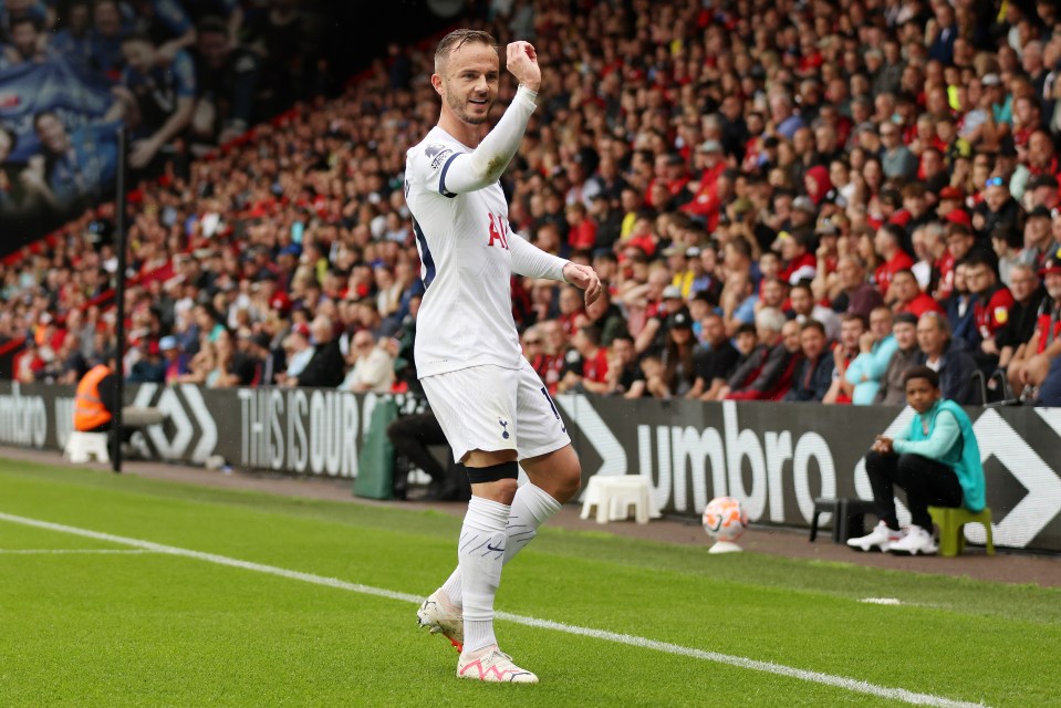 Maddison has been a hit for Spurs, scoring twice and providing five assists