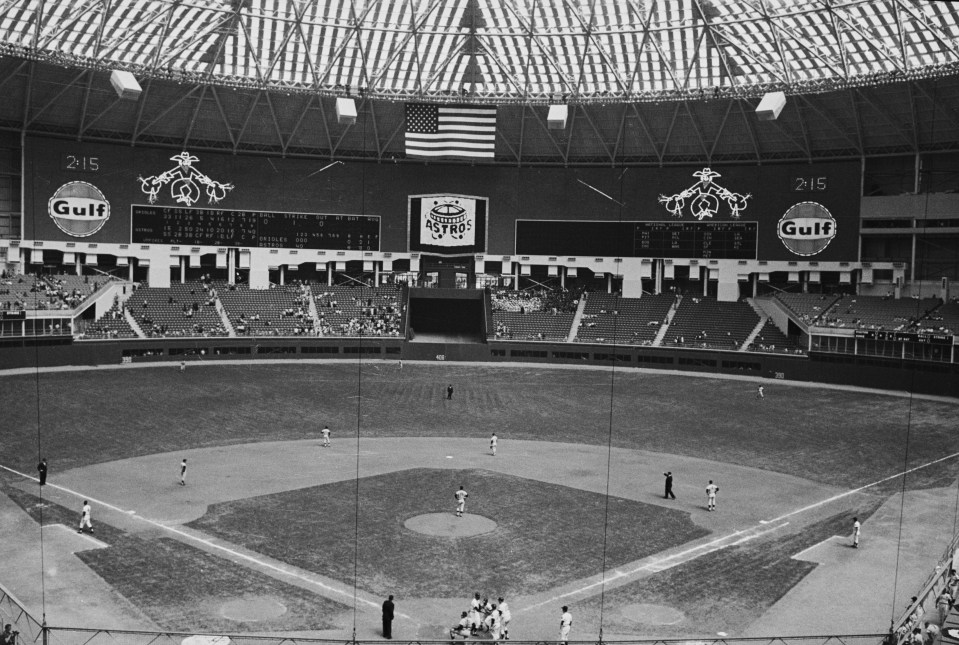 The Astrodome in Houston, Texas during its prime days as a state of the art venue