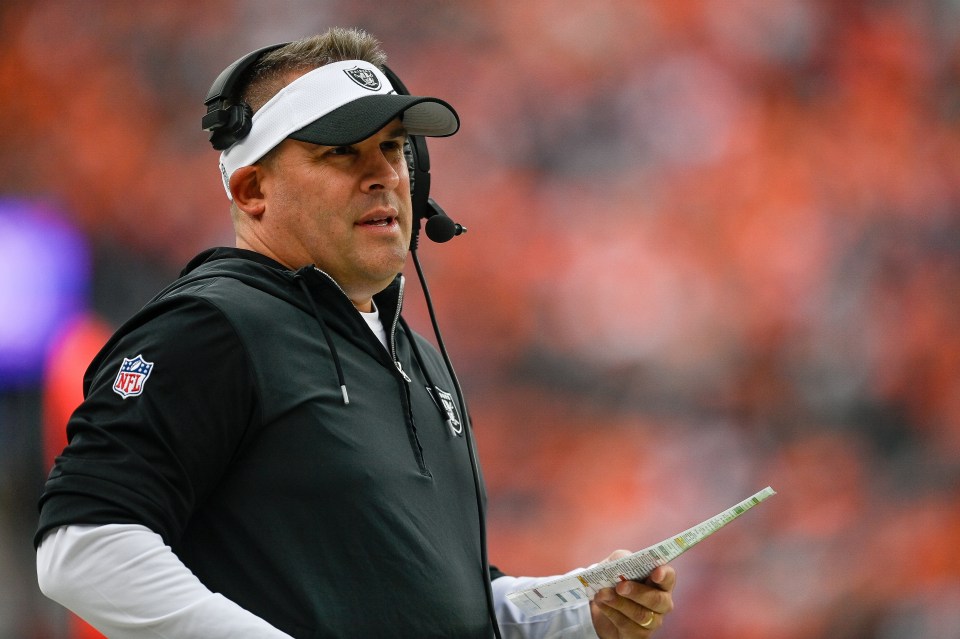 It was a tough day at the office for Josh McDaniels as Las Vegas lost another game