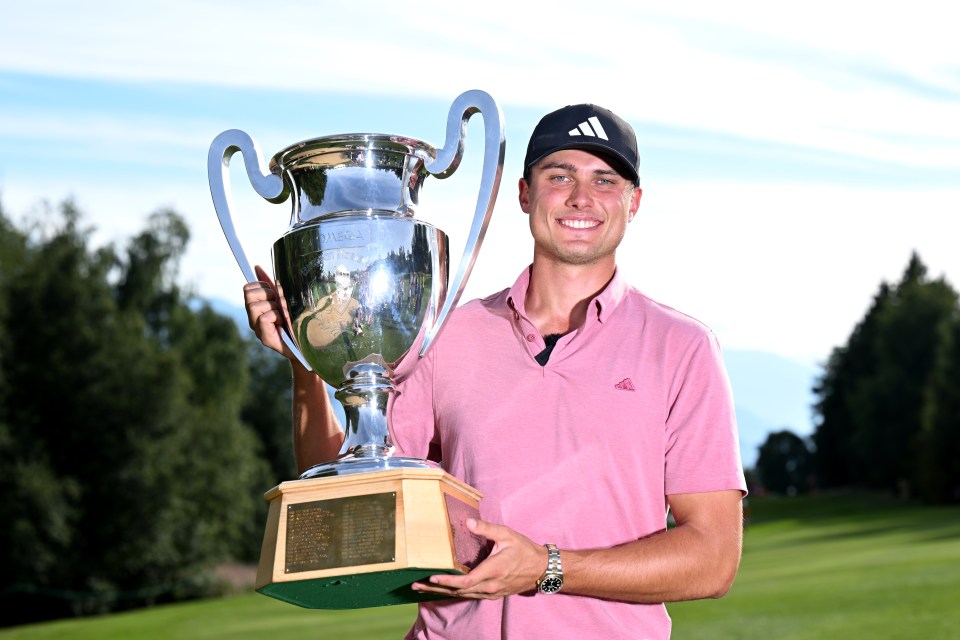 Aberg won the European Masters and is now part of the Ryder Cup