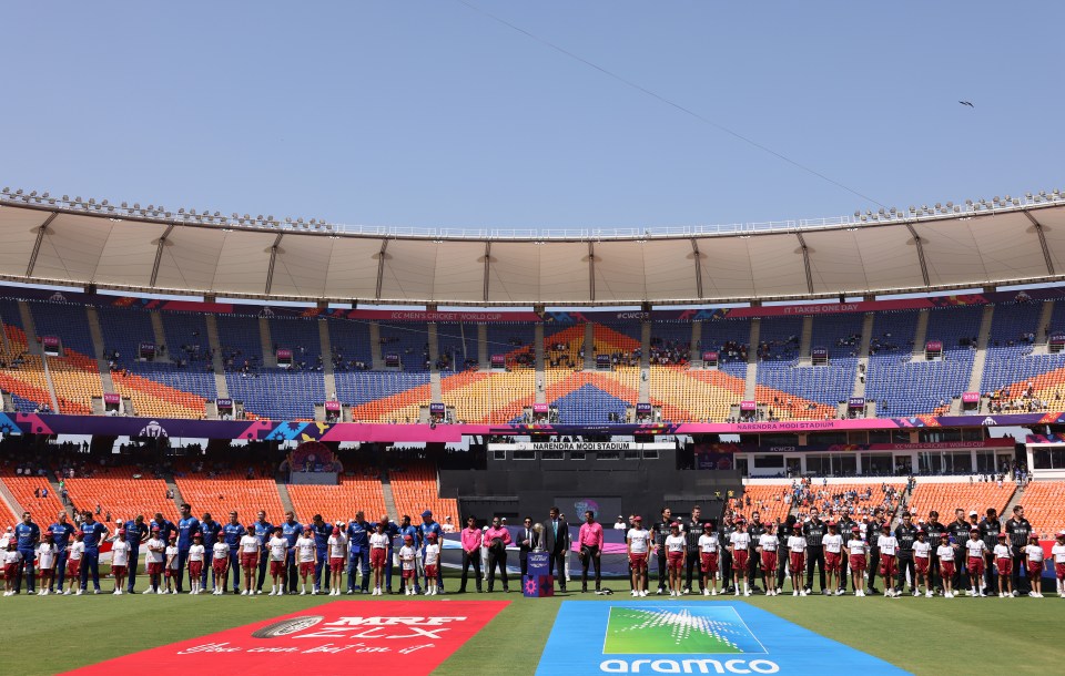 There appeared to be more than 100,000 empty seats for the opener