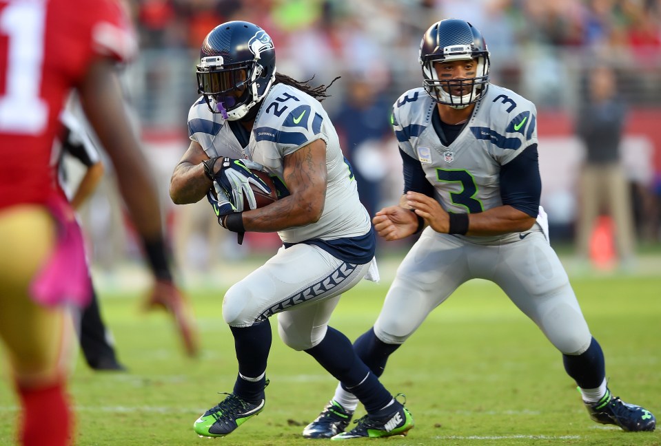 During the good times between Lynch and Russell Wilson with the Seahawks