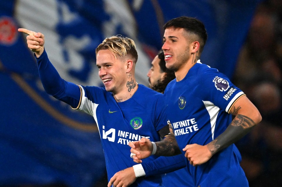 Mudryk and Fernandez played no part in Chelsea's last game