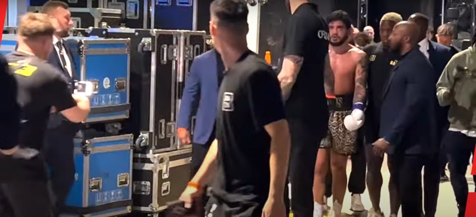 And afterwards Danis cut a frustrated figure backstage