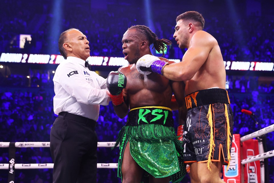 A rematch between Fury and KSI looked to be on the cards