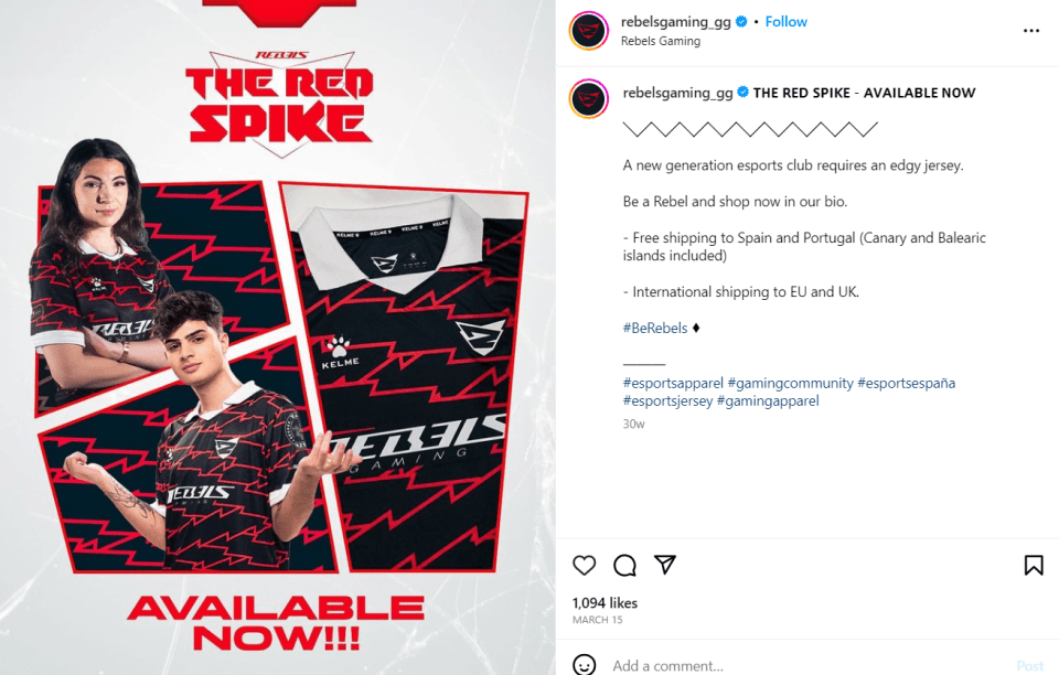 De Gea's eSports team have launched a new kit