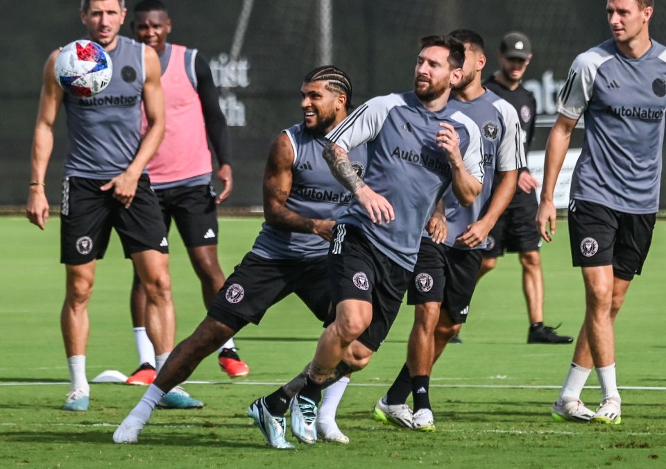 They're also hesitant to go hard into tackles against the footballing legend