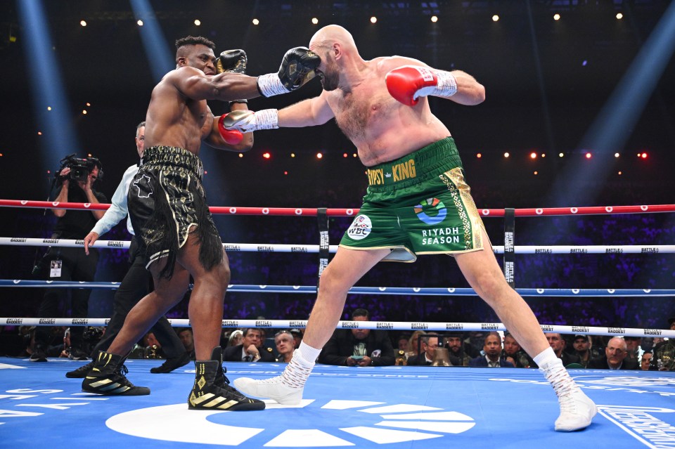 Fury did get off the canvas to claw back the victory