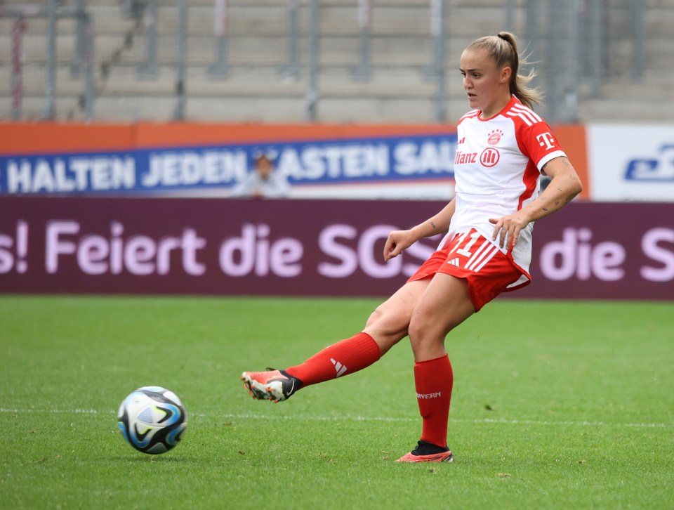 Stanway has been a key player for the Bayern women's side since she joined