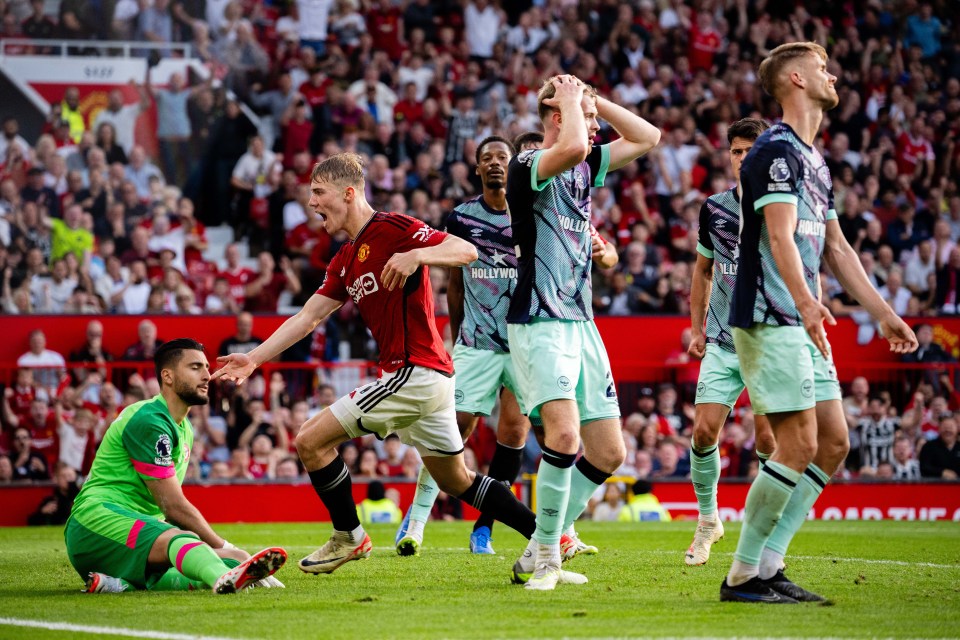 Brentford's season was summed up by them letting their lead at Old Trafford slip in added time