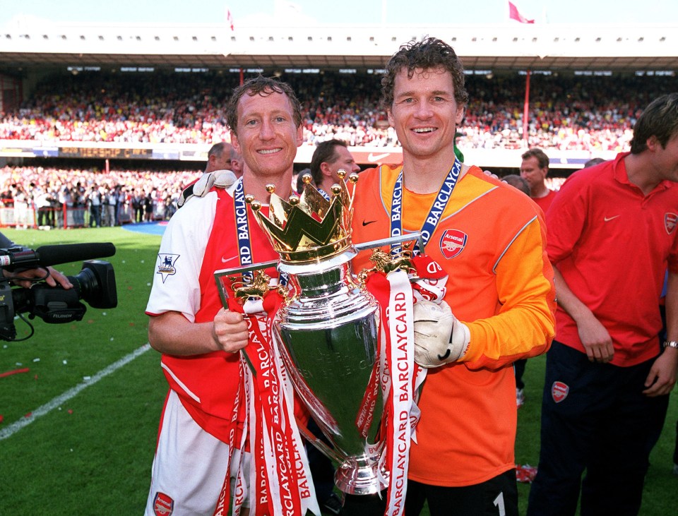 Lehmann won the Premier League and FA Cup during his time spent at Arsenal