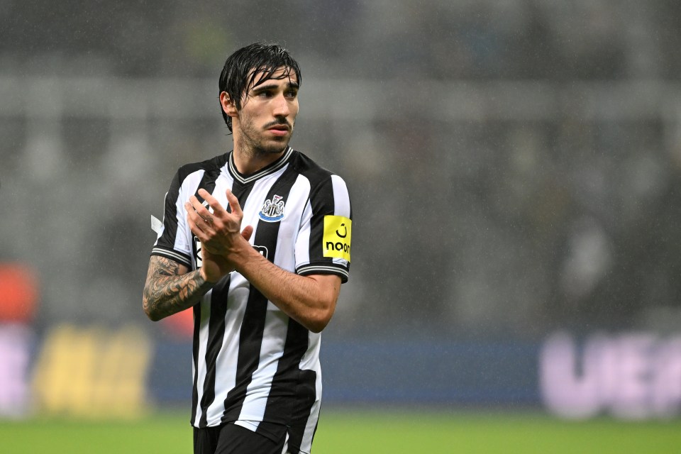 Tonali is currently serving a 10-month ban
