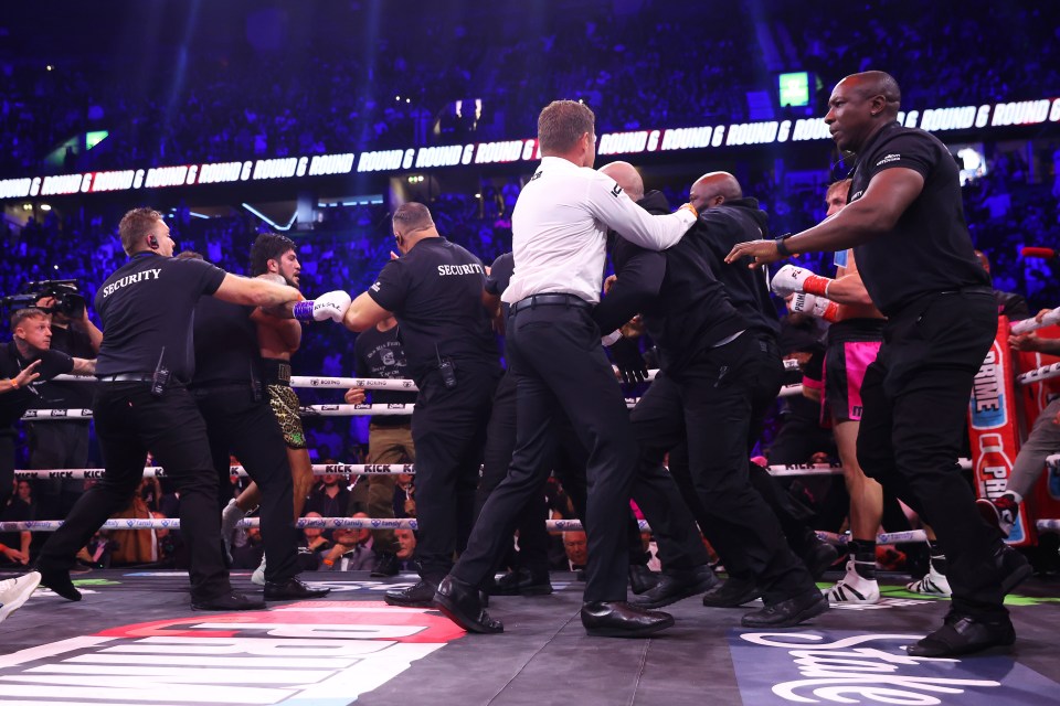 It led to a massive brawl in the ring