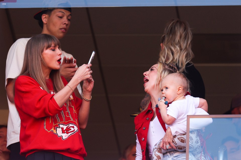 Even the baby was enjoying it