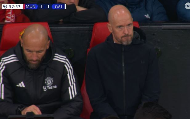 And neither could his manager as Ten Hag looked on in amazement