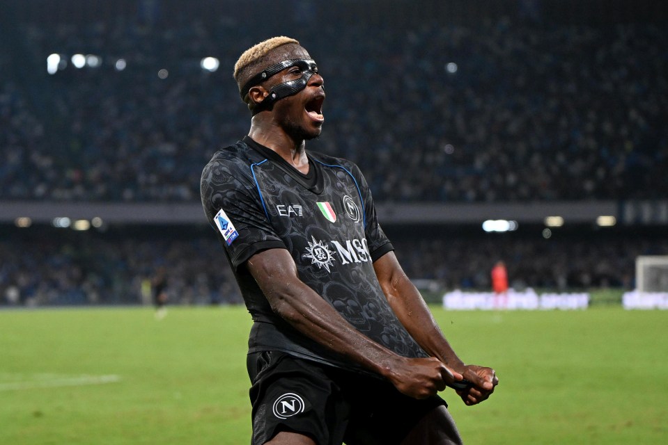 Osimhen finished eighth in the Ballon d'Or rankings this year