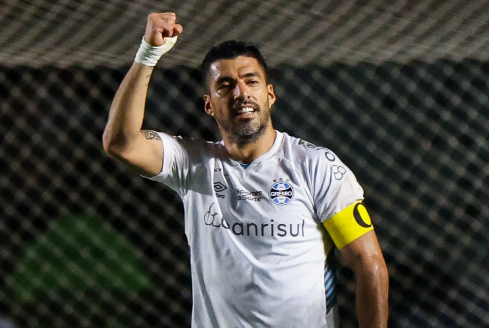 Suarez currently plies his trade with Brazilian outfit Gremio
