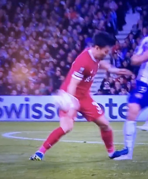 Endo mistimed his tackle but wasn't sent off