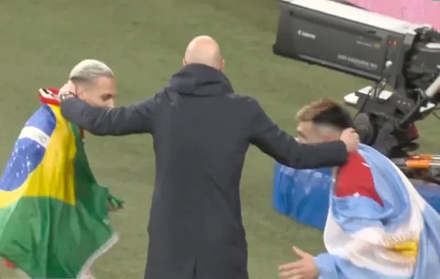 He was dancing with his players when Man United got their hands on the Carabao Cup last season