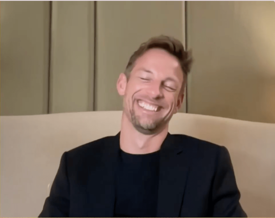 Button seemed happy to finish on the nice guy podium behind Reeves