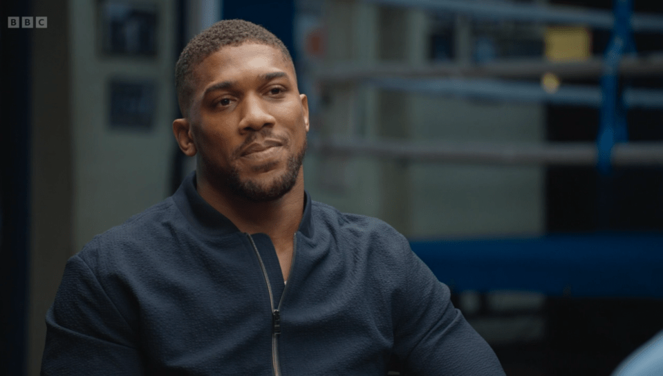 Joshua opened up to Theroux about how the pressure of boxing has stopped his enjoyment