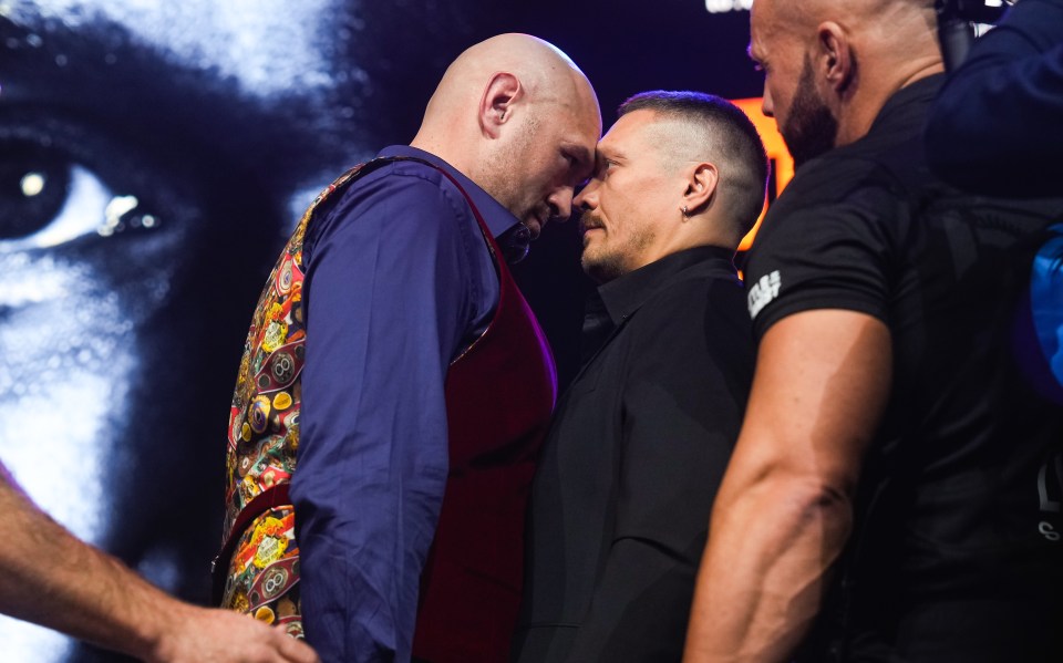 Fury's fight with Usyk is set for May