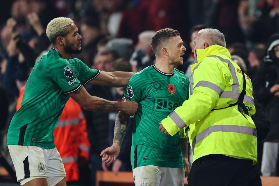 Trippier exchanged some strong words with a Newcastle fan following the defeat to Bournemouth