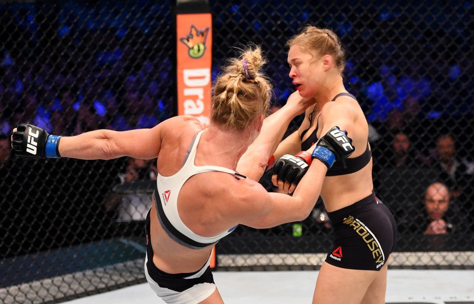 Holm scored one of the most famous KO's in UFC history