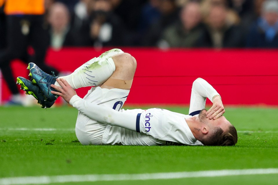 Maddison's excellent start to life at Spurs was knocked by an ankle injury