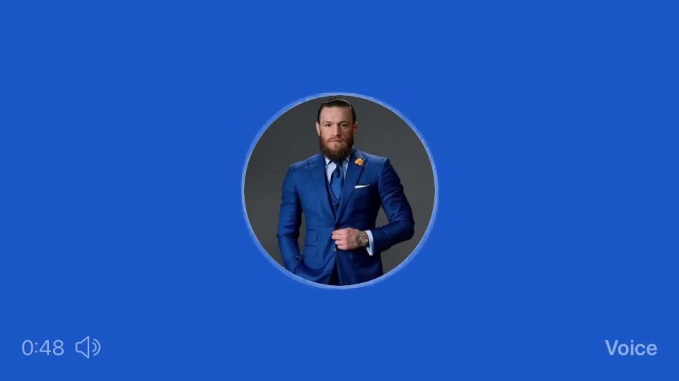 McGregor's X voice notes are legendary