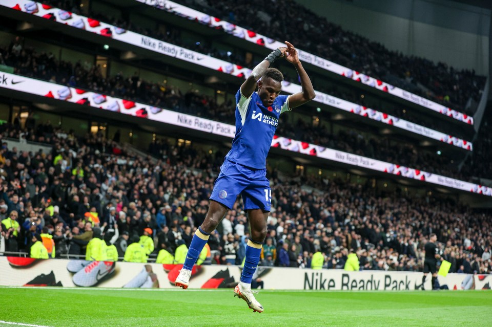 Chelsea star Jackson got high marks for his hat-trick against Tottenham