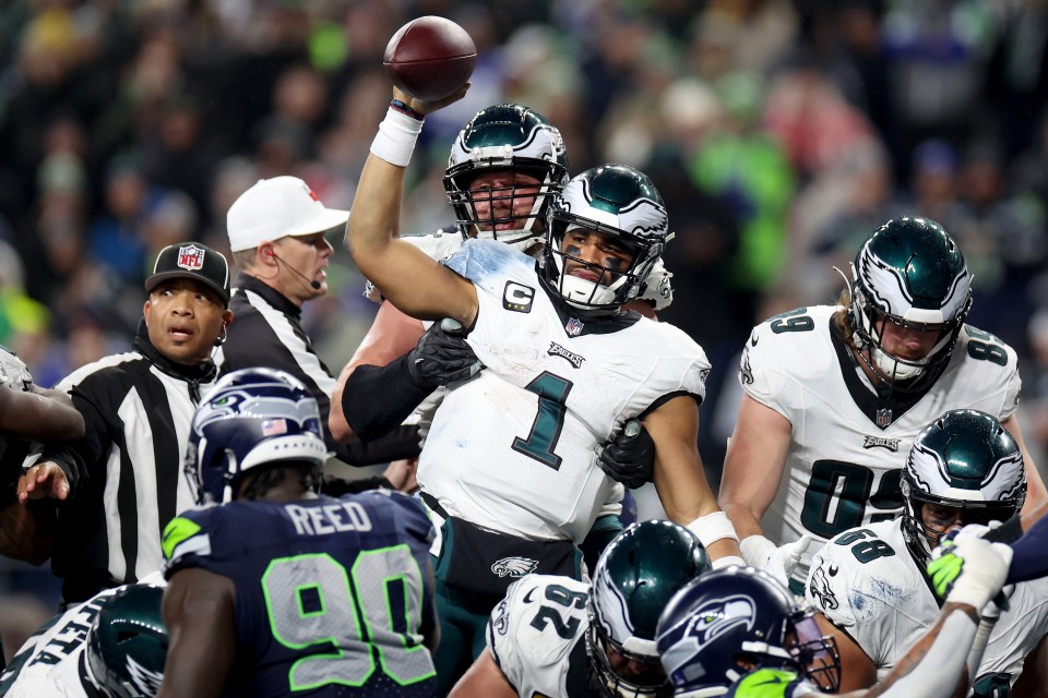 Jalen Hurts has been the biggest beneficiary of the play this season