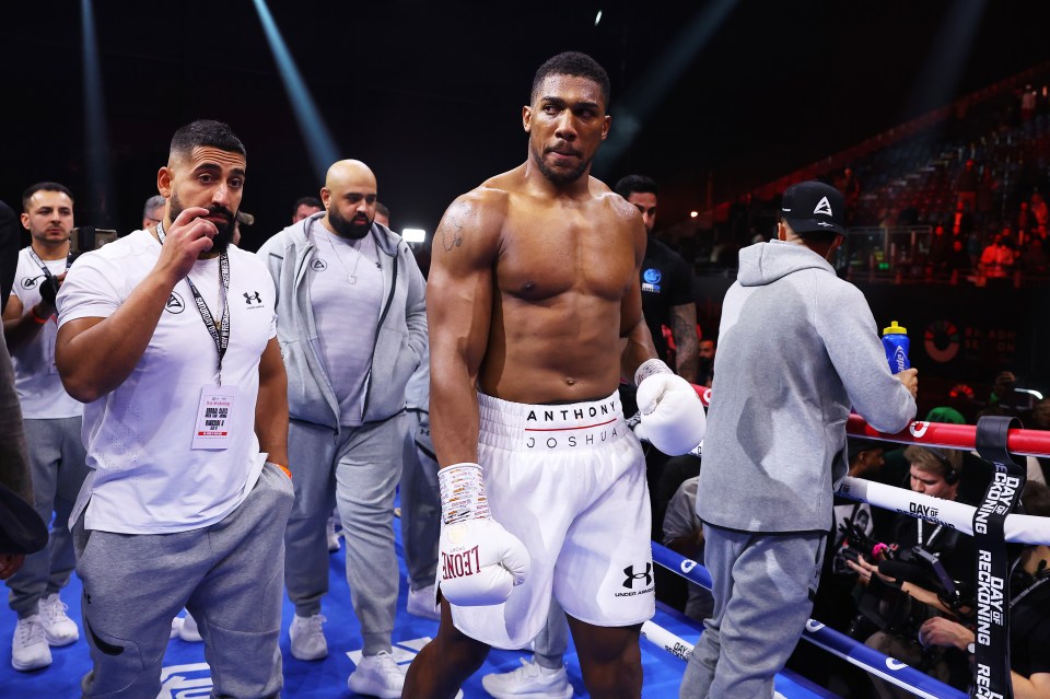 Joshua is in line for a fresh world title shot